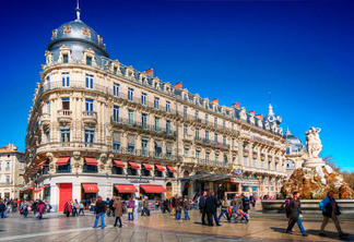 Place de la Comédie em Montpellier