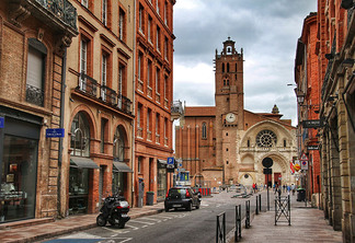 Vista da rua de Toulouse