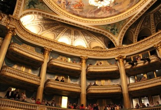 Teto do Grand Theatre em Bordéus