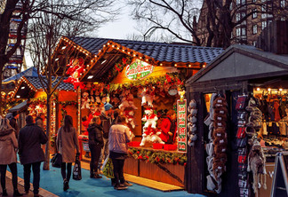 Mercado de Natal em Bordéus