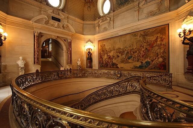 Interior do Castelo Chantilly na França