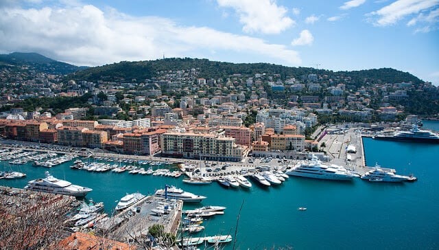Vista do Porto de Nice