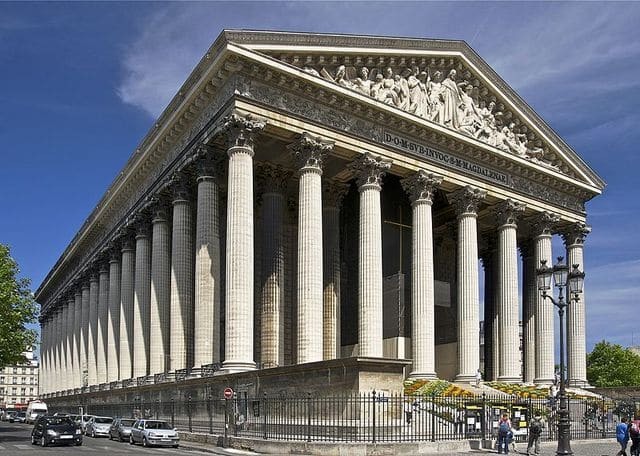 Igreja Madeleine em Paris