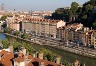 Vista da cidade de Lyon