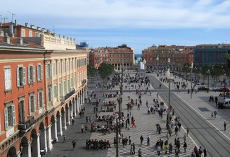 Praça Massena em Nice