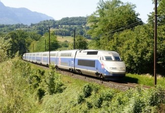 Viagem de trem de Paris a Annecy