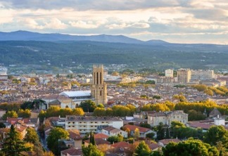 Vista da cidade Aix-en-Provence