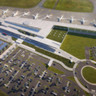 Vista do aeroporto de Lille