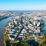 Vista da cidade de Nantes