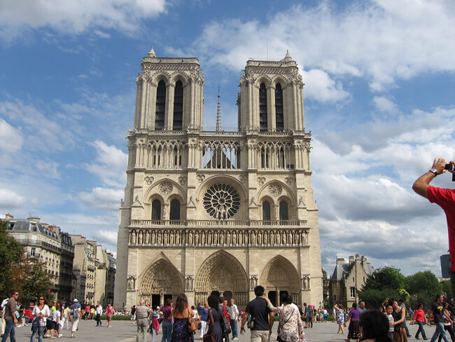 Notre Dame antes do incêncio