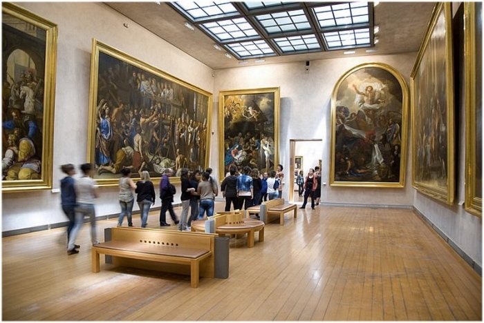 Sala do Museu de Belas Artes em Lyon