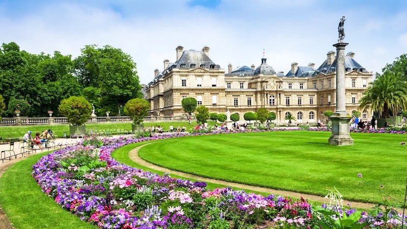 Jardim de Luxemburgo em Paris