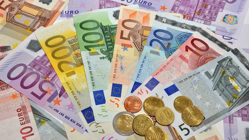 Dinheiro em Bordéus - euros