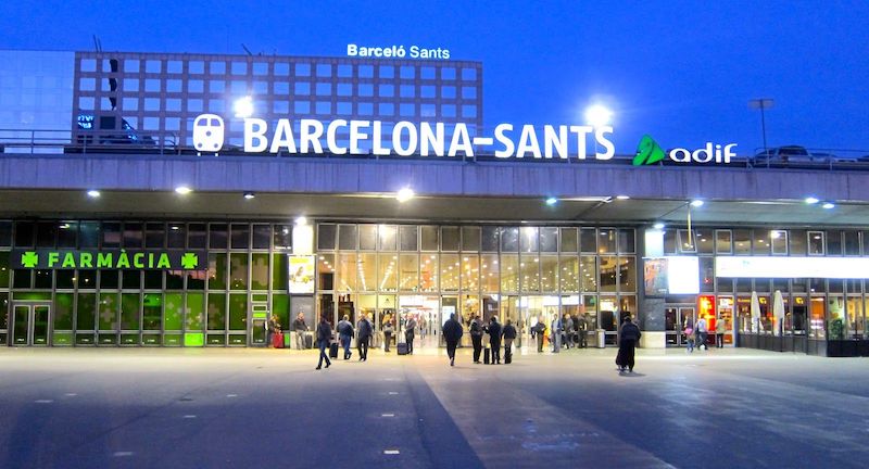 Estação de trem Barcelona-Sants