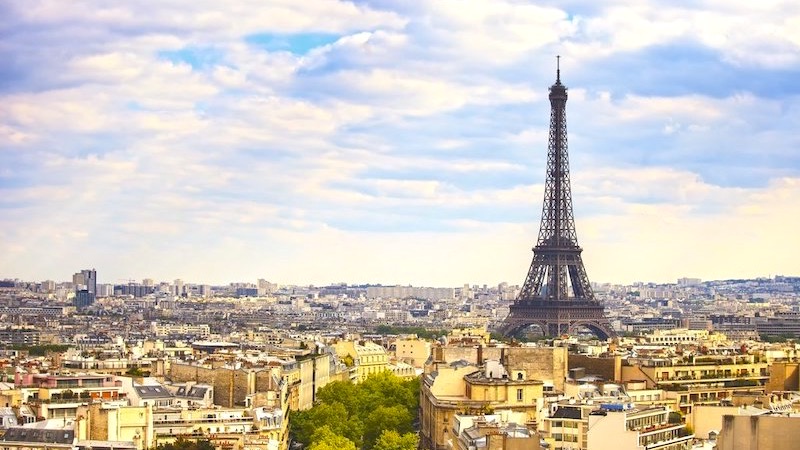 Vista da cidade de Paris