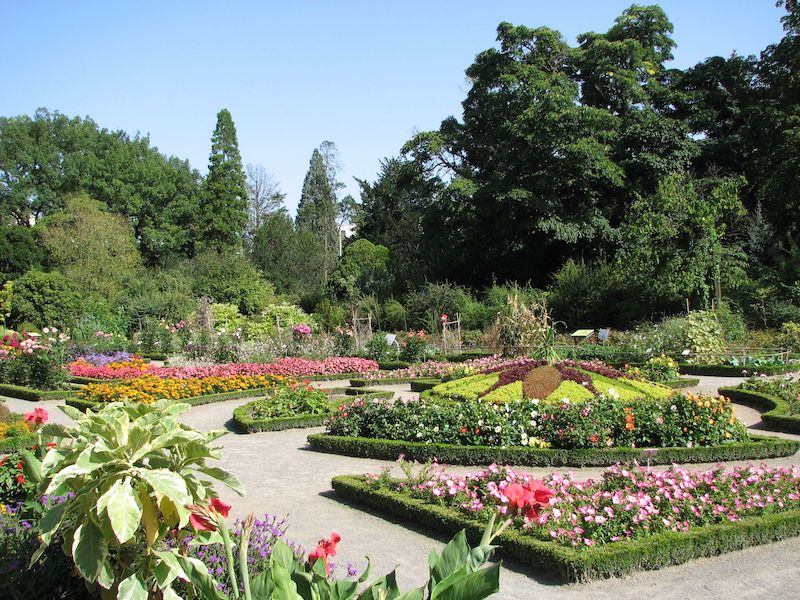 Jardim Botânico no Parc de la Tête d'Or em Lyon