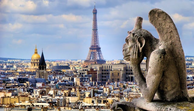 Vista da Notre-Dame em Paris