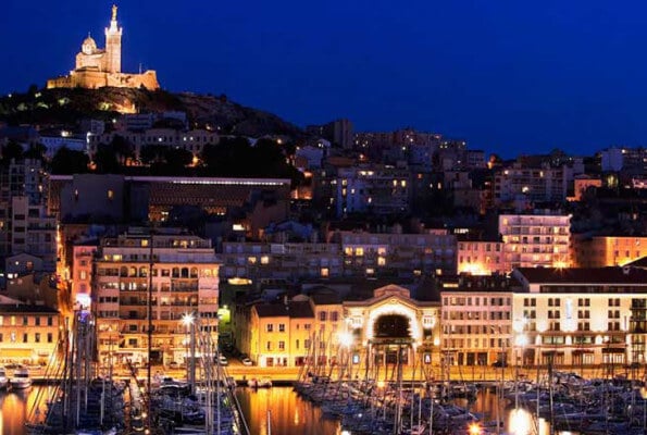 Vista da cidade de Marselha