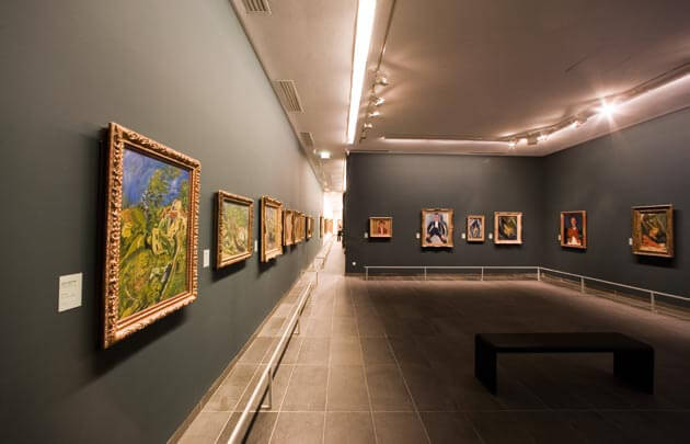 Coleções de arte do museu de l'Orangerie em Paris