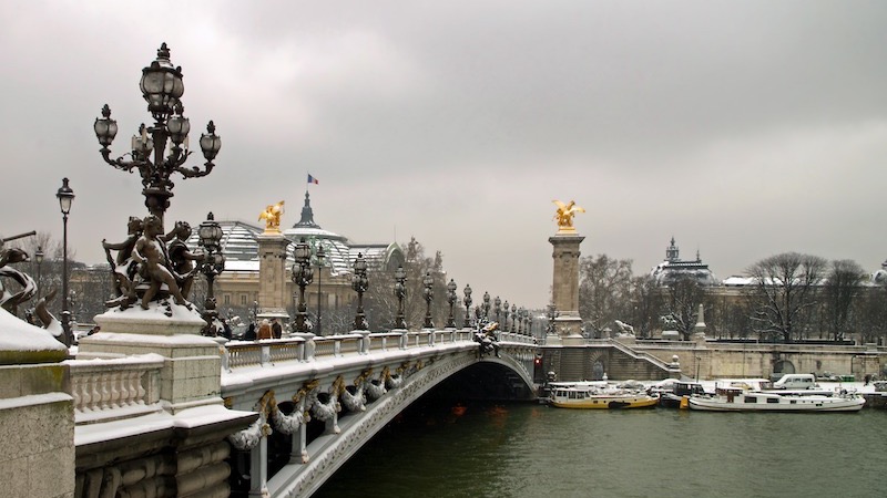 Pont Alexandre III em Paris