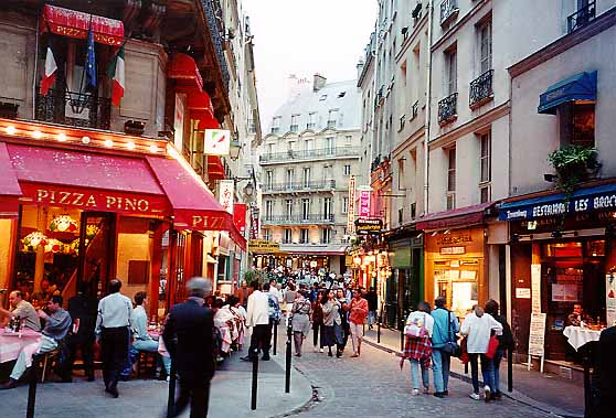 Bairro Quartier Latin em Paris