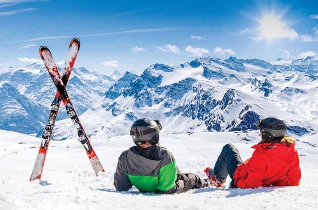 Lugar para esquiar na França