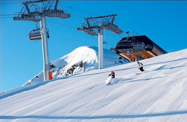 Estação de esqui na França
