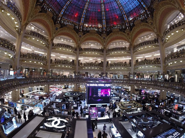 Loja Galeries Lafayette em Paris