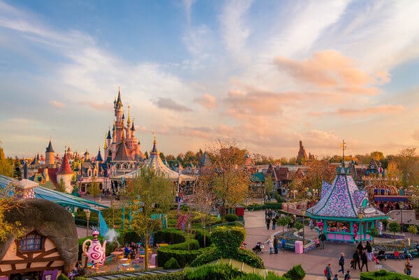 Área da Disneyland em Paris