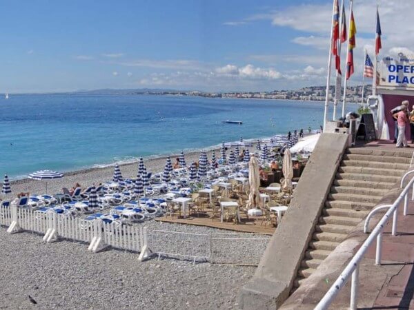 Praia Opera Plage em Nice