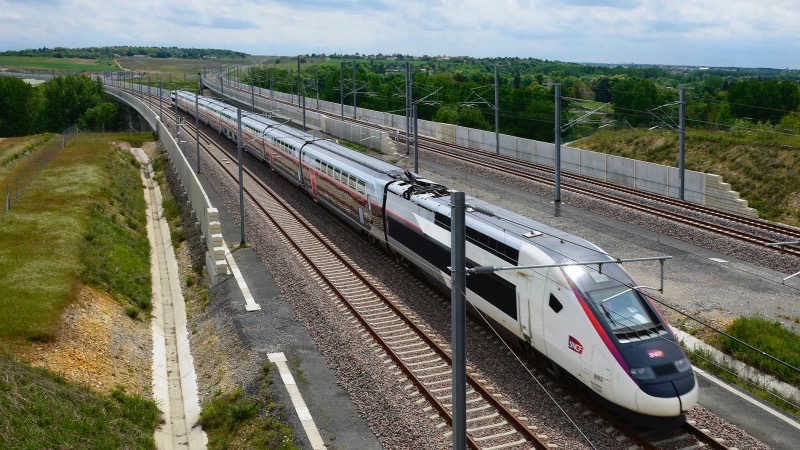 Viagem de trem de Paris a Bordeaux