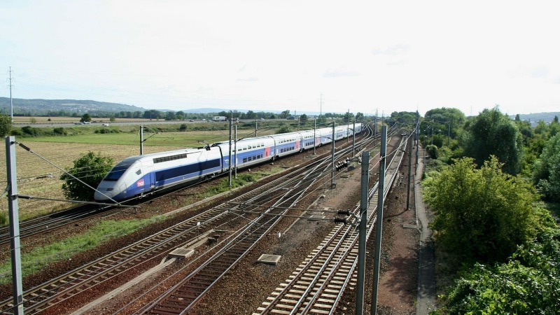 Viagem de trem de Paris a Le Havre