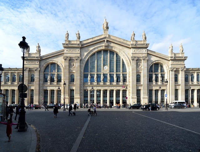 Estação Gare du Nord em Paris