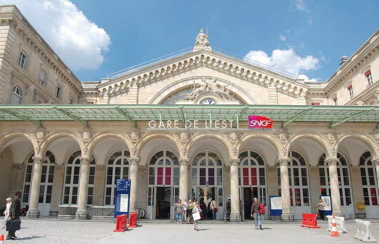 Estação Gare de l'Est em Paris