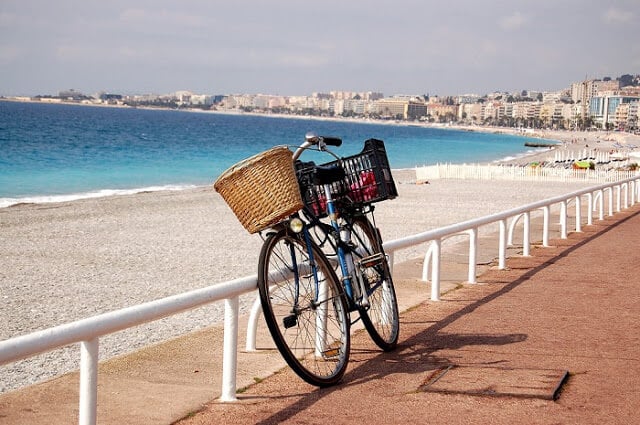 Bicicleta em Nice