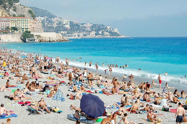 Praia em Nice