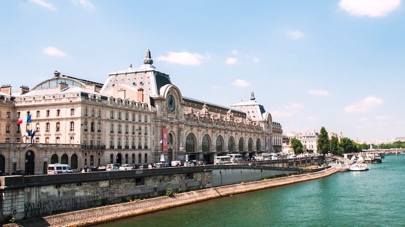 Vista do Museu d'Orsay em Paris