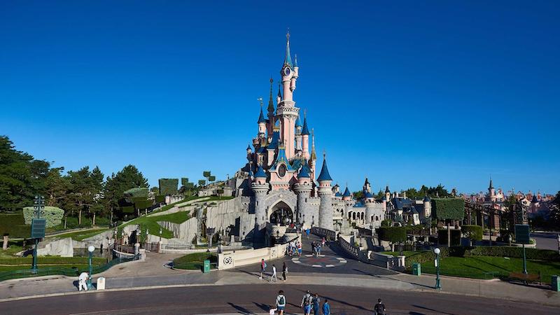 Área do Castelo no parque Disneyland Paris