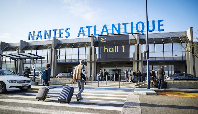 Entrada do Aeroporto de Nantes