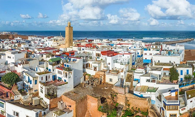 Vista da cidade de Rabat