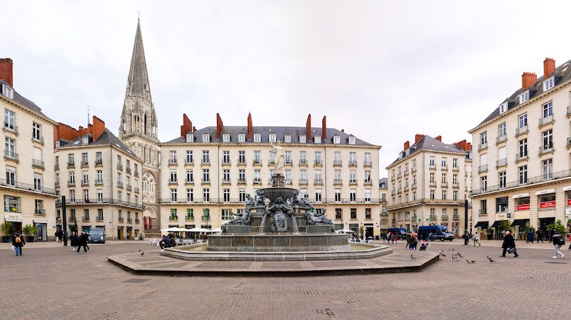 Place Royale em Nantes