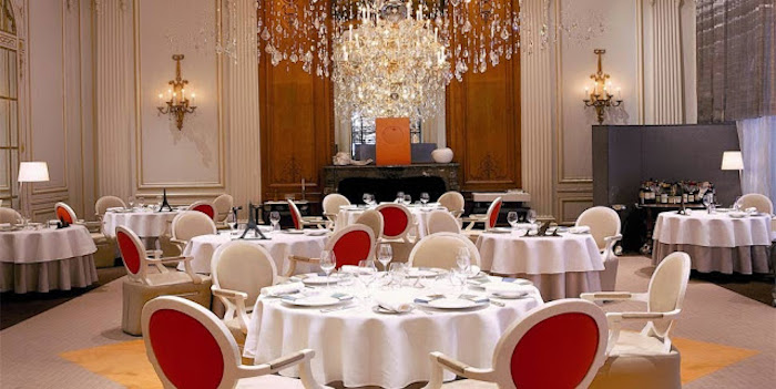 Restaurante Alain Ducasse au Plaza Athénée em Paris
