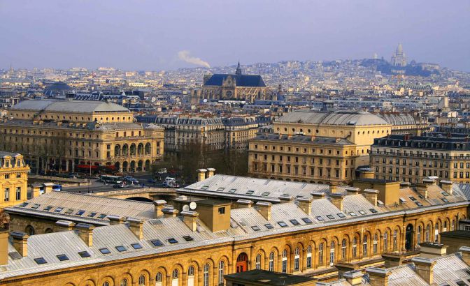 Vista do 1º arrondissement de Paris