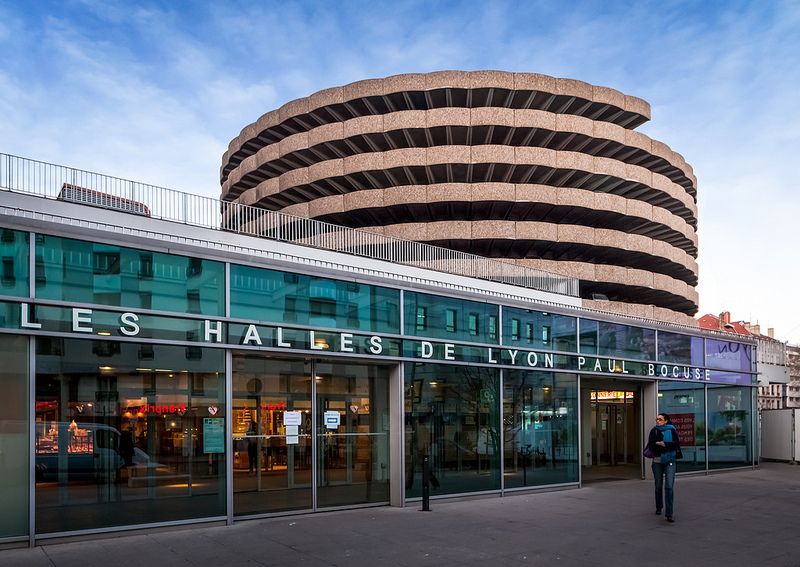 Fachada do Mercado Les Halles em Lyon