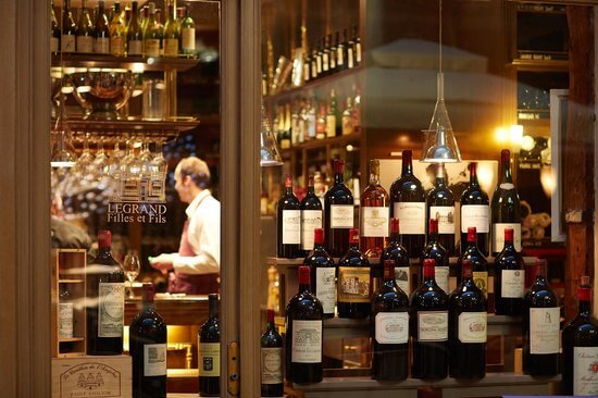 Lojas de vinho em Paris