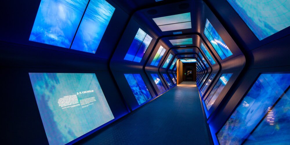Interior do Museu Oceanográfico de Mônaco