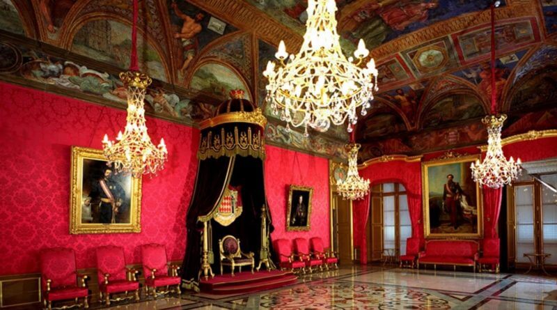 Interior do Palácio do Príncipe de Mônaco