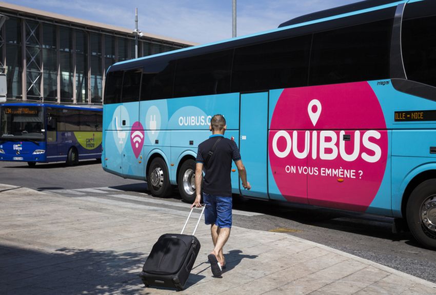 Ônibus Ouibus em Marselha