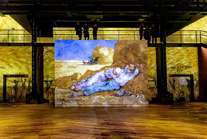 Arte de Van Gogh na exposição interativa
