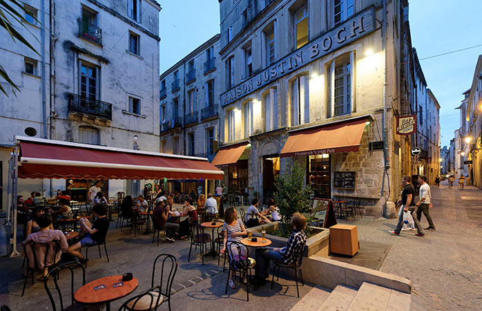 Centro histórico em Montpellier